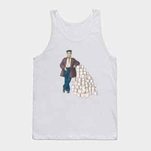 Captain toilet paper Tank Top